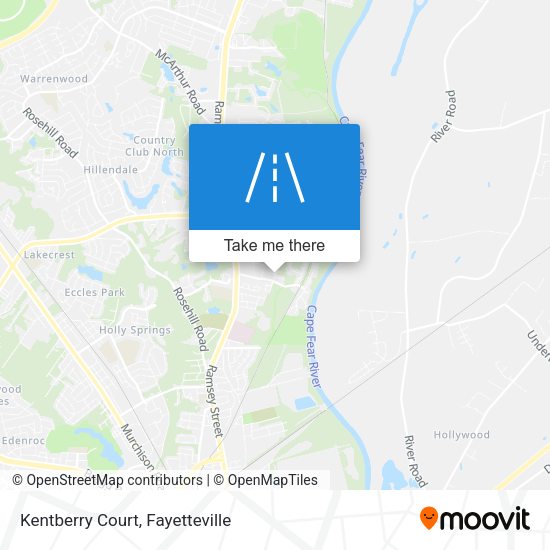 Kentberry Court map