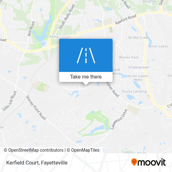 Kerfield Court map