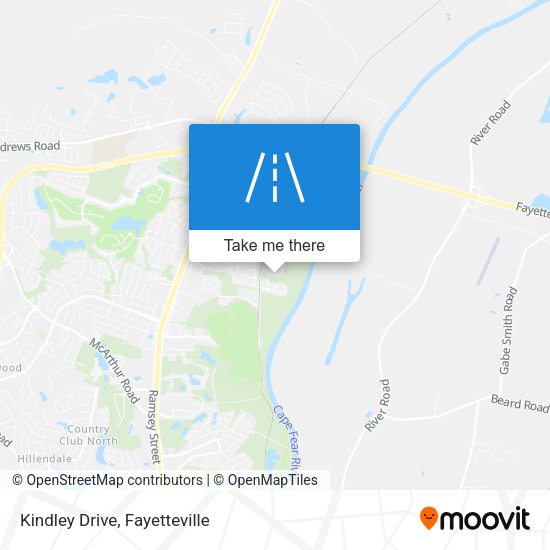 Kindley Drive map