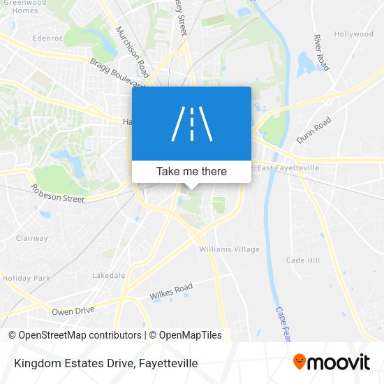 Mapa de Kingdom Estates Drive
