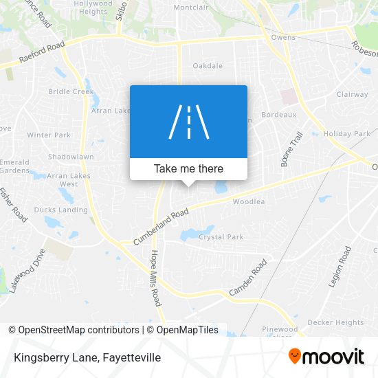 Kingsberry Lane map