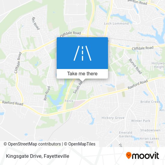 Mapa de Kingsgate Drive