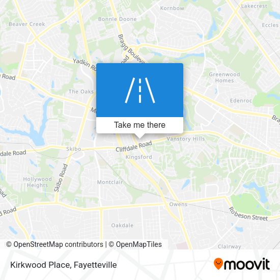 Kirkwood Place map
