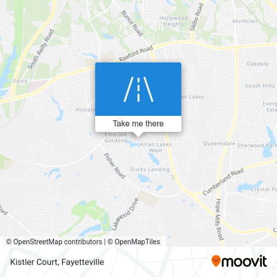 Kistler Court map