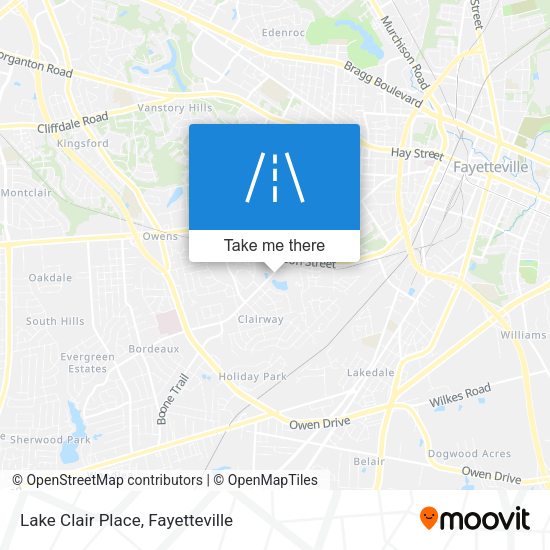 Mapa de Lake Clair Place