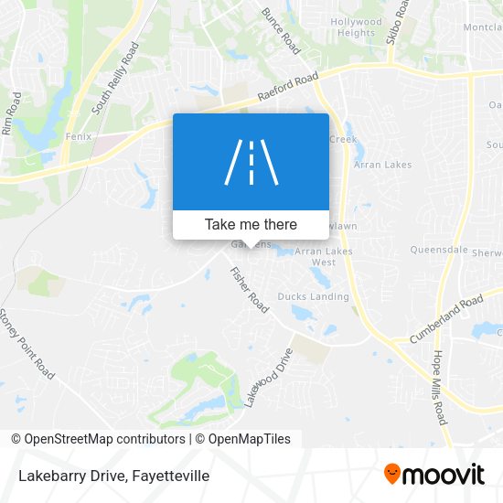 Lakebarry Drive map
