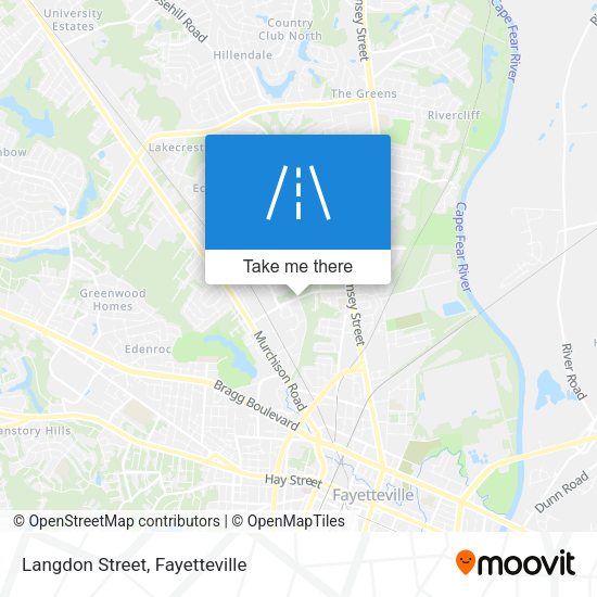 Langdon Street map