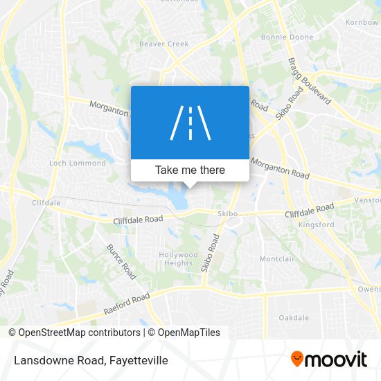 Lansdowne Road map