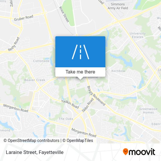 Mapa de Laraine Street