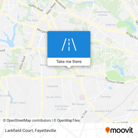 Mapa de Larkfield Court