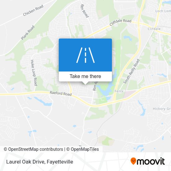 Mapa de Laurel Oak Drive