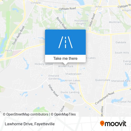 Lawhorne Drive map