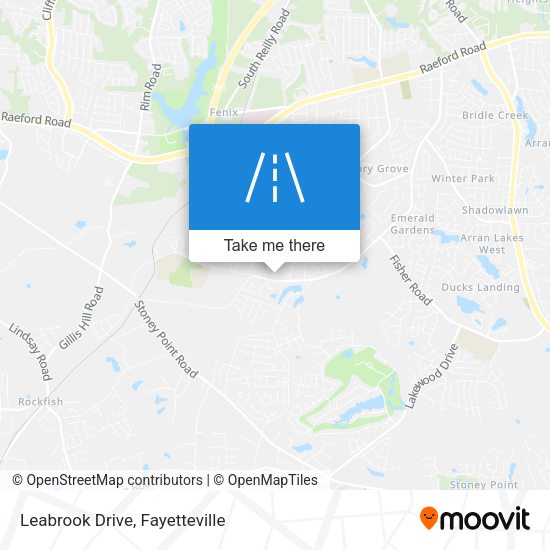 Mapa de Leabrook Drive