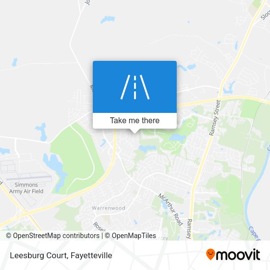 Leesburg Court map