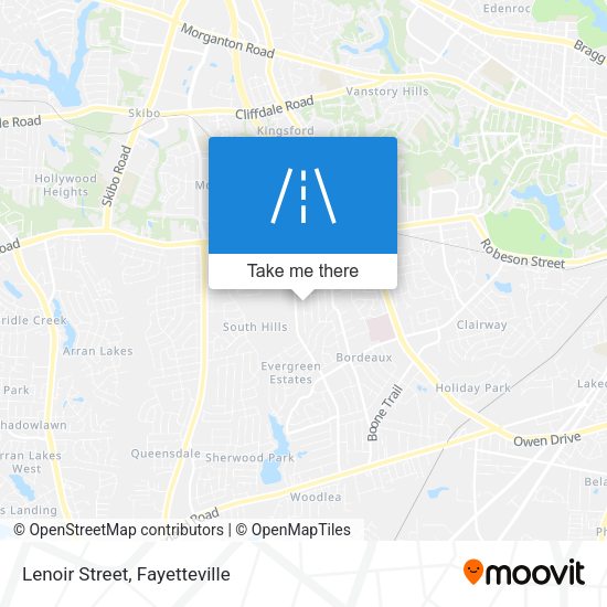 Lenoir Street map