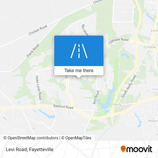 Mapa de Levi Road