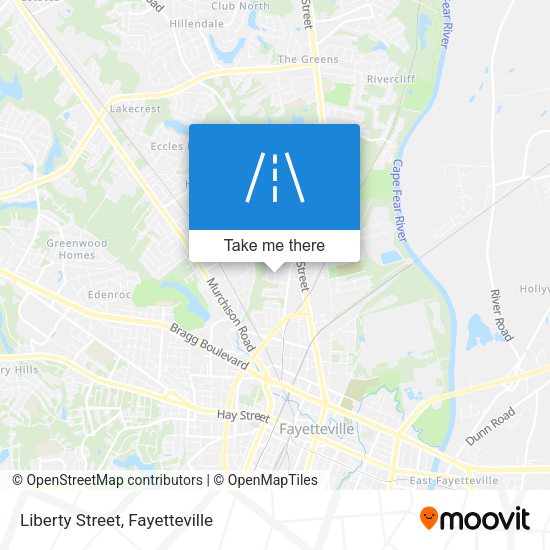 Liberty Street map
