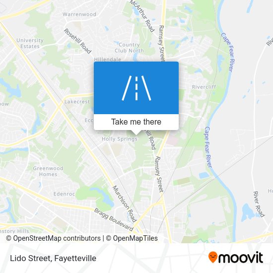 Mapa de Lido Street