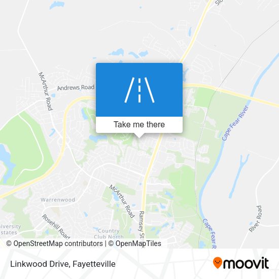 Mapa de Linkwood Drive