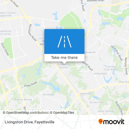 Livingston Drive map