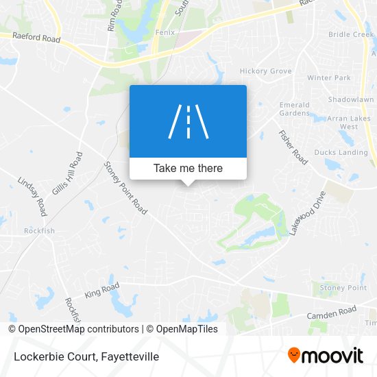 Mapa de Lockerbie Court
