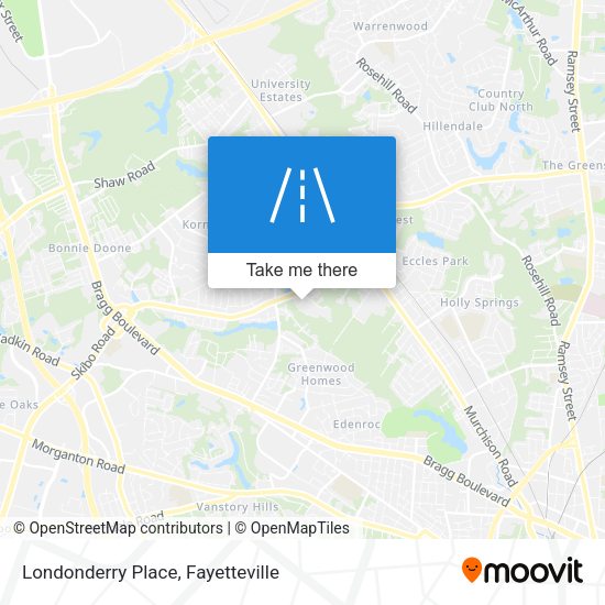 Mapa de Londonderry Place