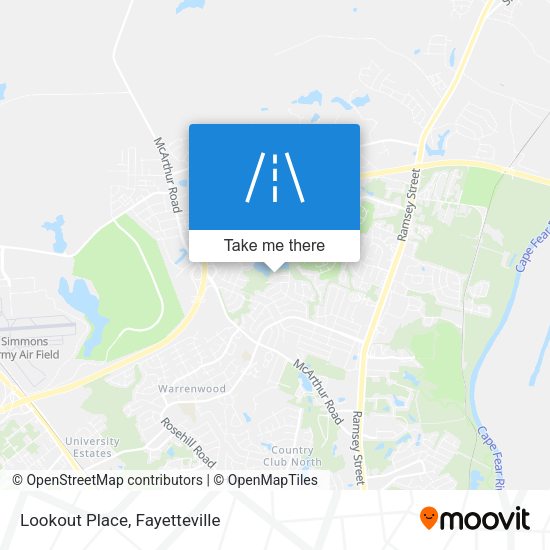 Mapa de Lookout Place