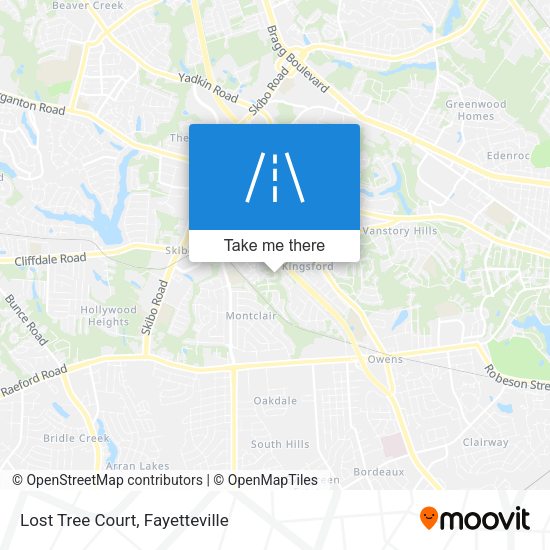 Lost Tree Court map