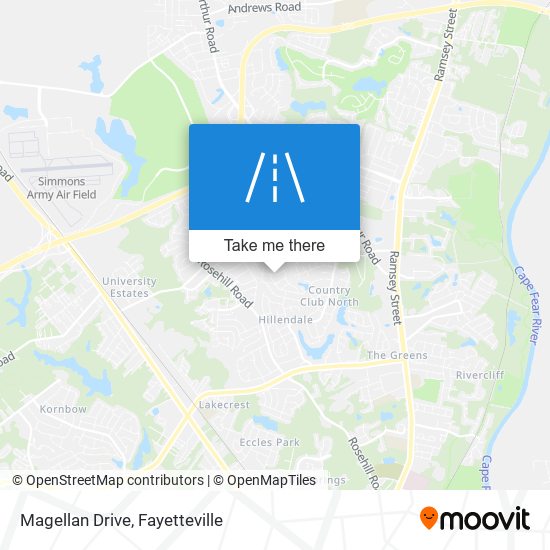 Magellan Drive map