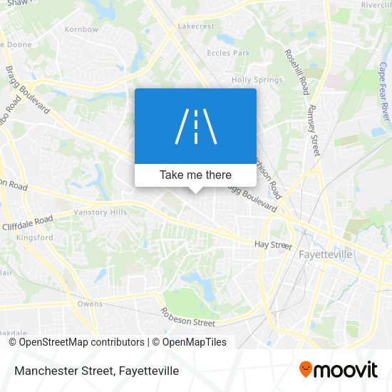 Manchester Street map