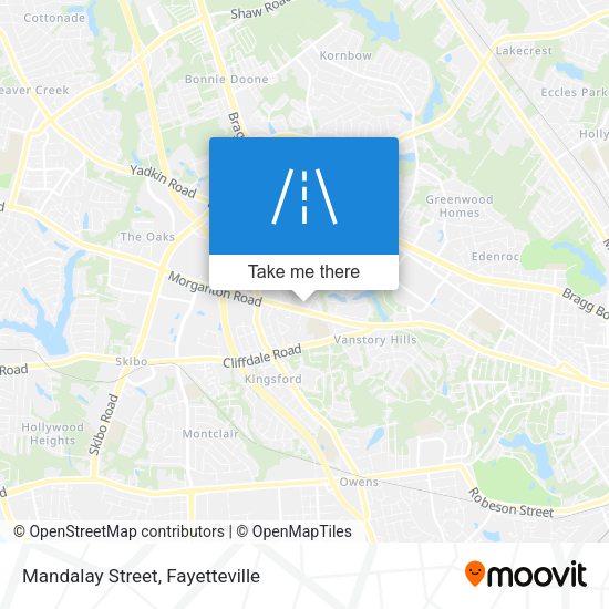 Mandalay Street map