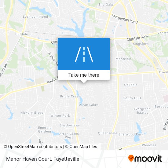 Manor Haven Court map