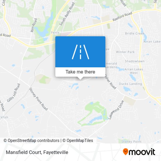 Mapa de Mansfield Court