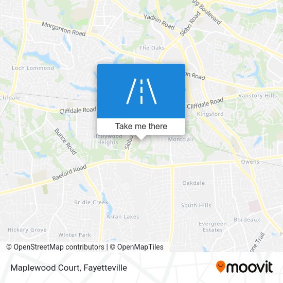 Mapa de Maplewood Court