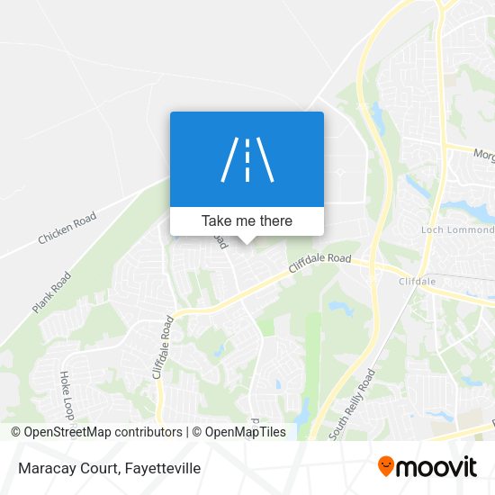 Maracay Court map