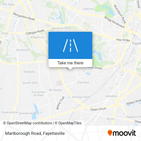 Marlborough Road map