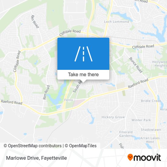Mapa de Marlowe Drive