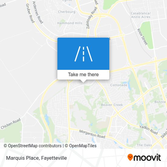 Marquis Place map