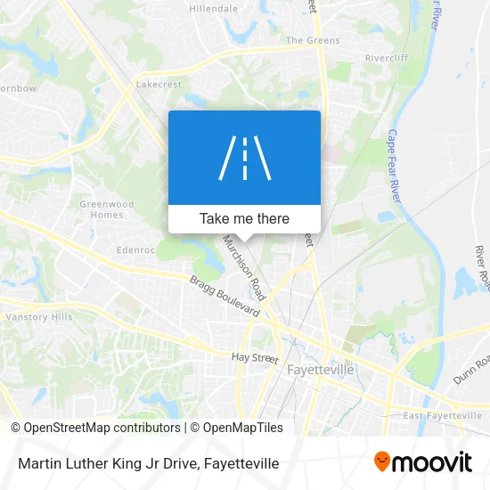 Martin Luther King Jr Drive map