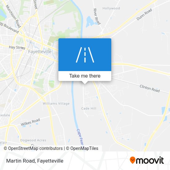 Mapa de Martin Road