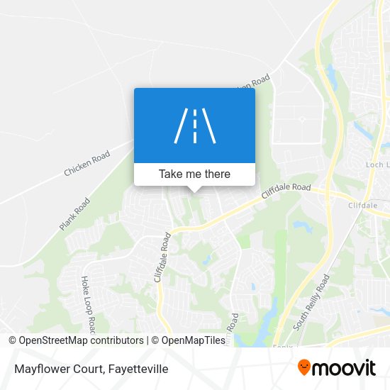 Mapa de Mayflower Court
