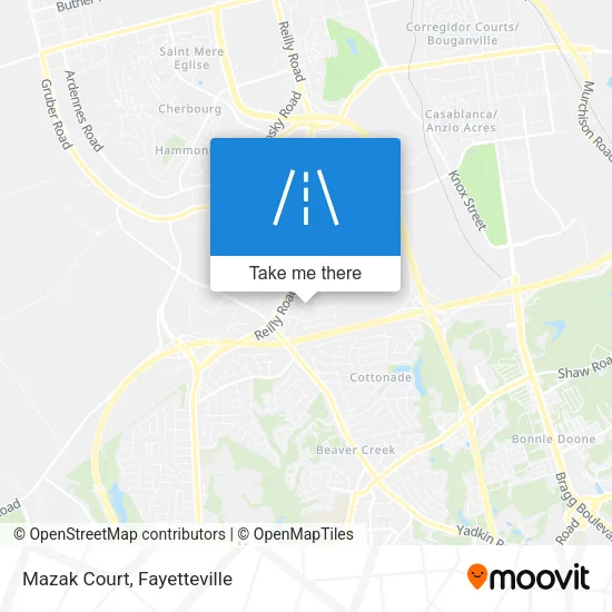 Mazak Court map