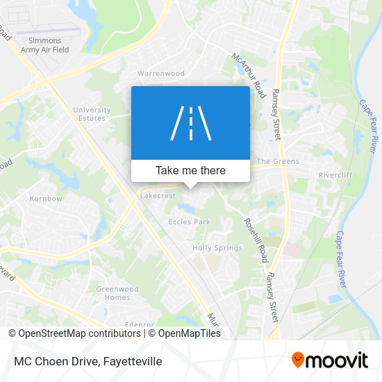 MC Choen Drive map