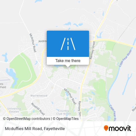 Mapa de Mcduffies Mill Road