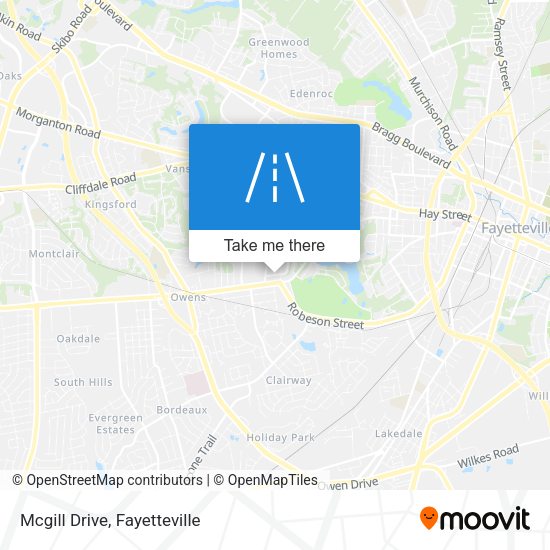 Mapa de Mcgill Drive