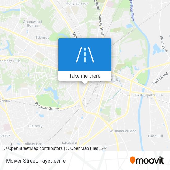 Mciver Street map