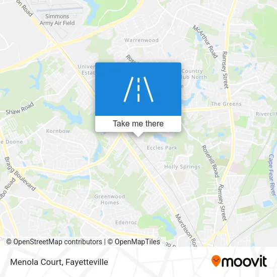 Menola Court map