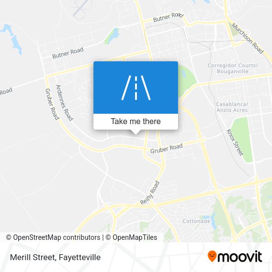 Mapa de Merill Street