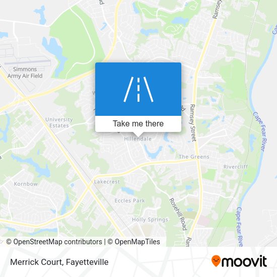 Mapa de Merrick Court