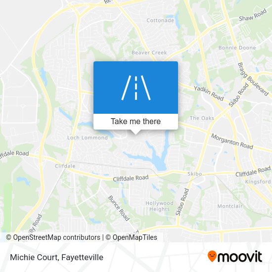 Michie Court map